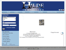 Tablet Screenshot of hilde-immo.com